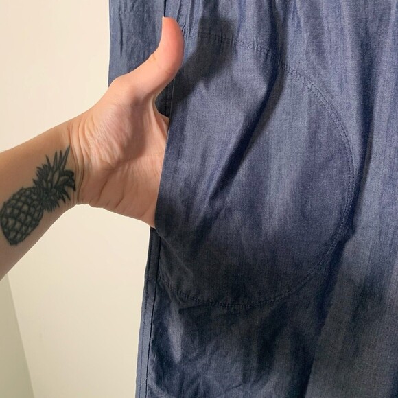 ATM Dress Women’s XS Chambray Button Up Long Sleeve Dress - Picture 6 of 10